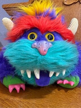 My Pet Monster Rark 1986 Hand Puppet Plush Stuffed Animal Vintage Amtoy no
Cuffs
